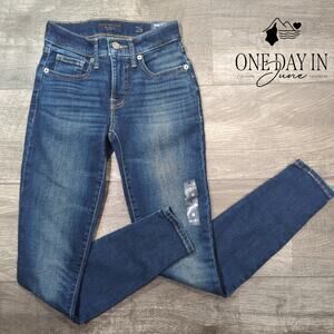 Lucky Brand Ava Mid Rise Super Skinny Jeans Size 00